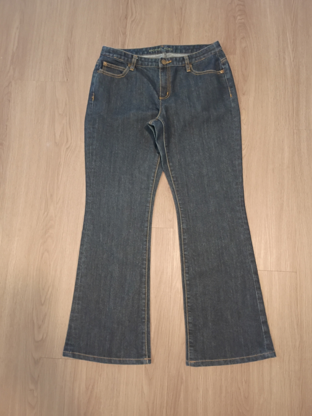 Michael Kors Women's Dark Wash Stretch Bootcut Jeans Size 8 Medium